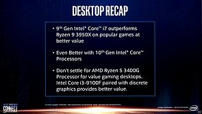 Intel-Präsentation: Core i-9000 vs. AMD Zen 2 (Slide 23)